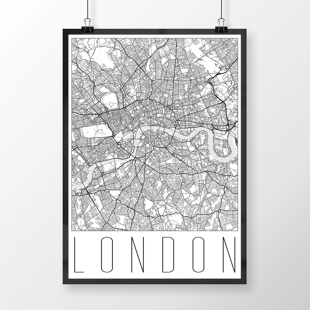 LONDÝN, moderný, biely