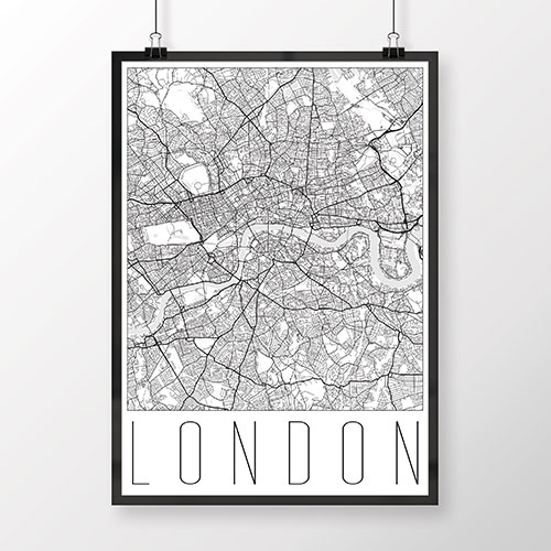LONDÝN, moderný, biely