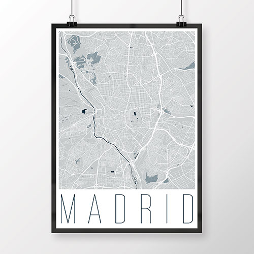MADRID, moderný, svetlomodrý