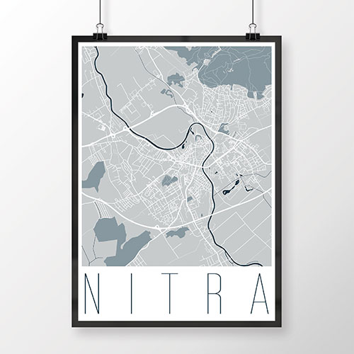 NITRA, moderná, svetlomodrá